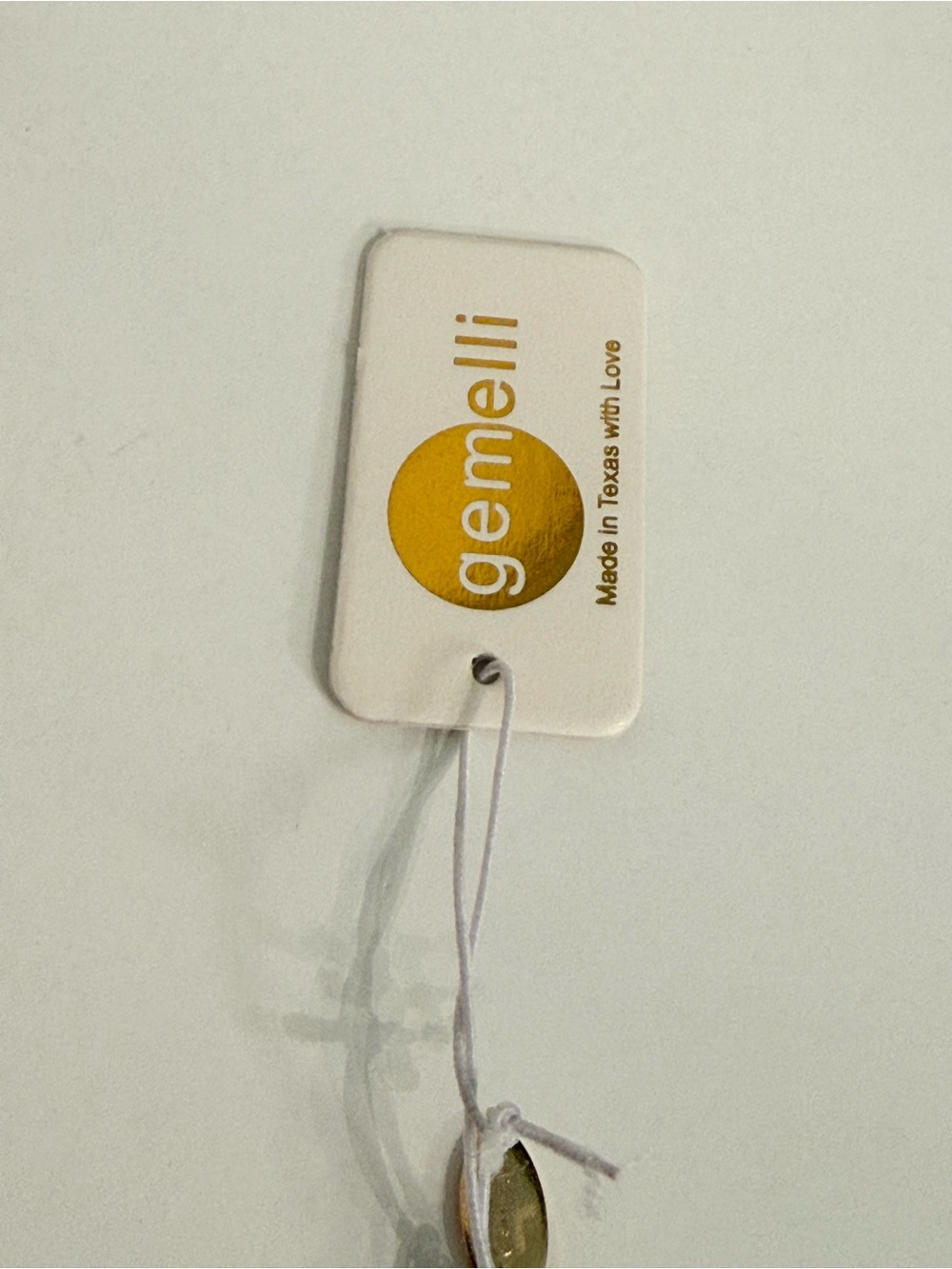 Gemelli Minimalist Silver-Tone Carabiner Pendant Necklace - Picture 7 of 7